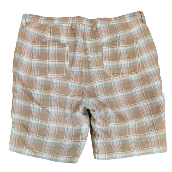Tommy Bahama Men's 100% Linen Reversible Shorts Waist 40 - Picture 6 of 8